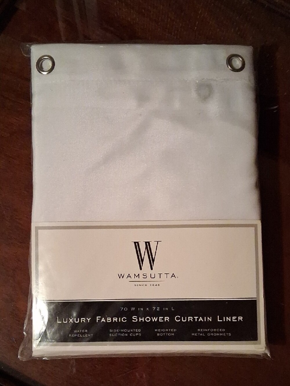 Luxury Fabric Shower Curtain Liner
